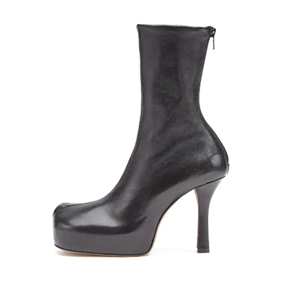 (W) Bottega Veneta BV Bold High Heel Ankle Boots 'Black'