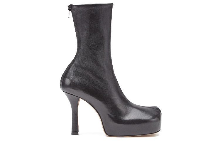 (W) Bottega Veneta BV Bold High Heel Ankle Boots 'Black' 圖 2