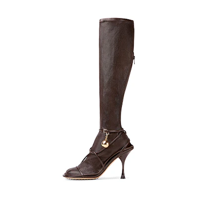 (W) Bottega Veneta BV Dot Boots 'Brown'