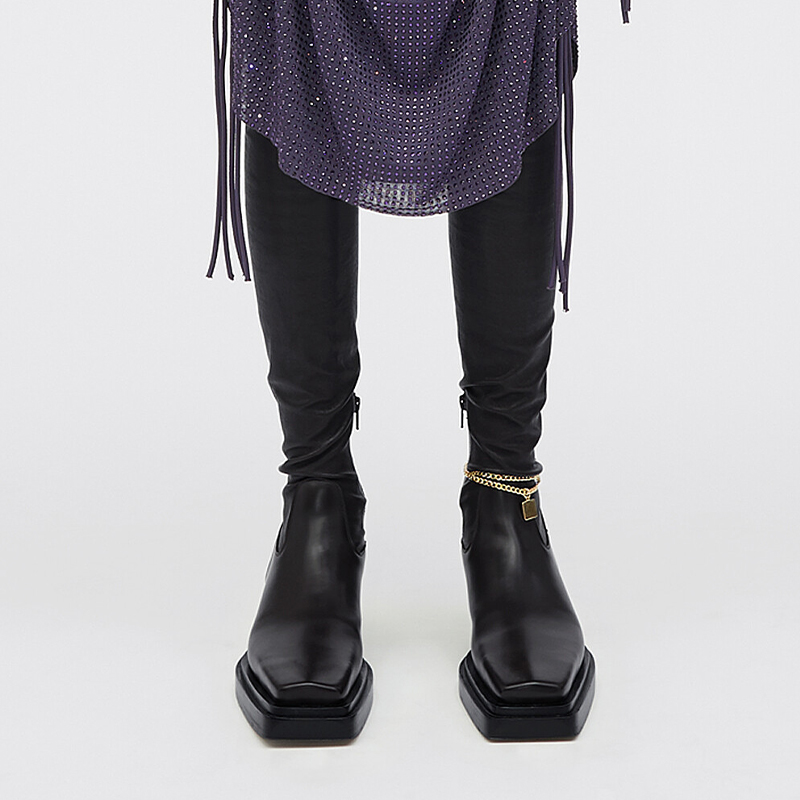 (W) Bottega Veneta BV Lean Boots 'Black' 圖 6