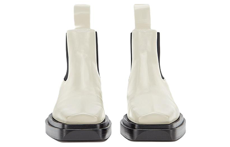 (W) Bottega Veneta BV Lean Chelsea Boot 'Black White' 圖 3