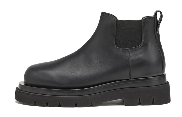 (Women) Bottega Veneta BV Lug Chelsea Boot &#x27;Black Calfskin&#x27; 634396VBS501000