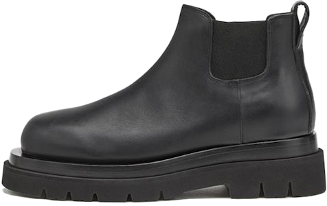 Bottega Veneta 葆蝶家 BV Lug 厚底小牛皮切爾西靴 女款 黑色 Buy Bottega Veneta 葆蝶家 BV Lug 厚底小牛皮切爾西靴 女款 黑色