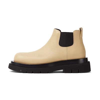 (W) Bottega Veneta BV Lug Chelsea Boot 'Cane Sugar'