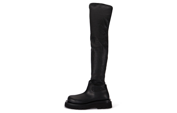(Women) Bottega Veneta BV Over-The-Knee Boots 'Black' 'Vintage' 630302VBP711000
