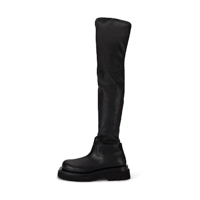 (W) Bottega Veneta BV Over-The-Knee Boots 'Black' 'Vintage'
