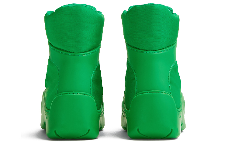 (W) Bottega Veneta BV Puddle Bomber 'Green Tech Fabric Lace-Up Ankle Boot' 圖 5