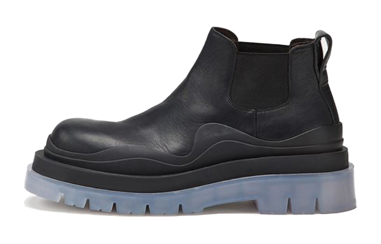 (Women) Bottega Veneta BV Tire Chelsea Boot 'Black Clear Sole' 630300VBS501026