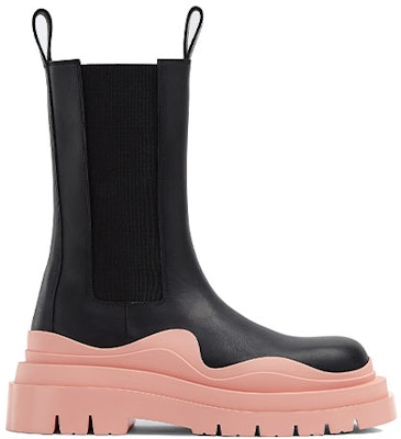 (W) ボッテガヴェネタ タイヤチェルシーブーツ "ブラックピンク" 630297VBS501276 Order (W) ボッテガヴェネタ タイヤチェルシーブーツ "ブラックピンク" 630297VBS501276