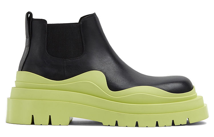 Order (W) Bottega Veneta BV Tire Chelsea Botas 'Negro Verde' 630300VBS501273