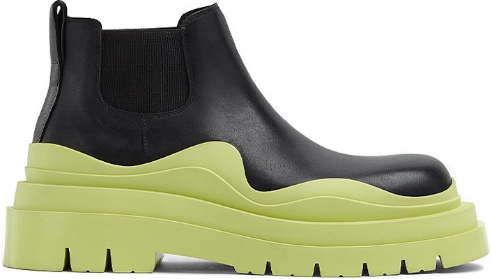 (W) Bottega Veneta BV Tire Chelsea Botas 'Negro Verde' 630300VBS501273 Order (W) Bottega Veneta BV Tire Chelsea Botas 'Negro Verde' 630300VBS501273