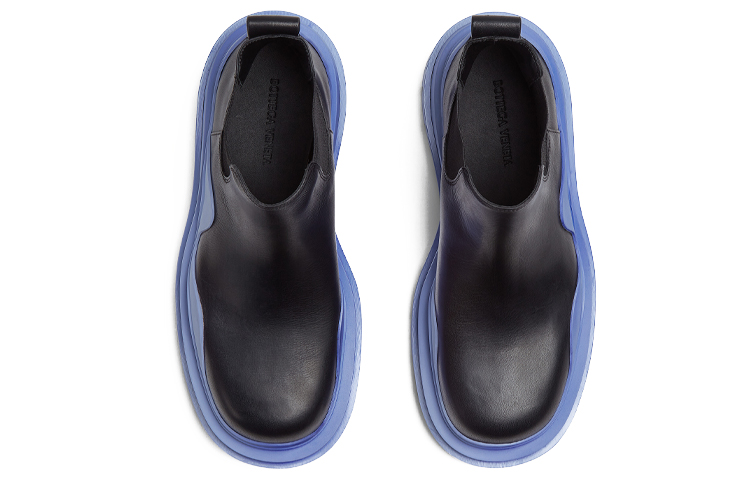 (W) Bottega Veneta BV Tire Chelsea Boot 'Black Blue' 圖 3