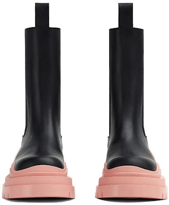(W) ボッテガヴェネタ タイヤチェルシーブーツ "ブラックピンク" 630297VBS501276 Lookbook (W) ボッテガヴェネタ タイヤチェルシーブーツ "ブラックピンク" 630297VBS501276