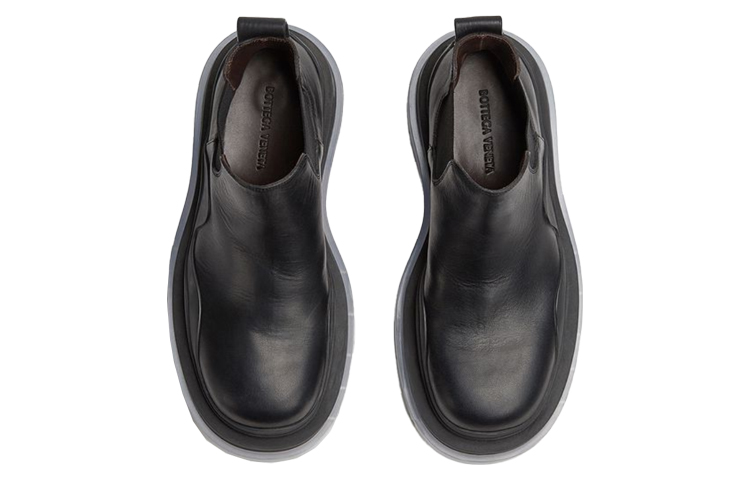 Lookbook (Women) Bottega Veneta BV Tire Chelsea Boot 'Black Clear Sole' 630300VBS501026