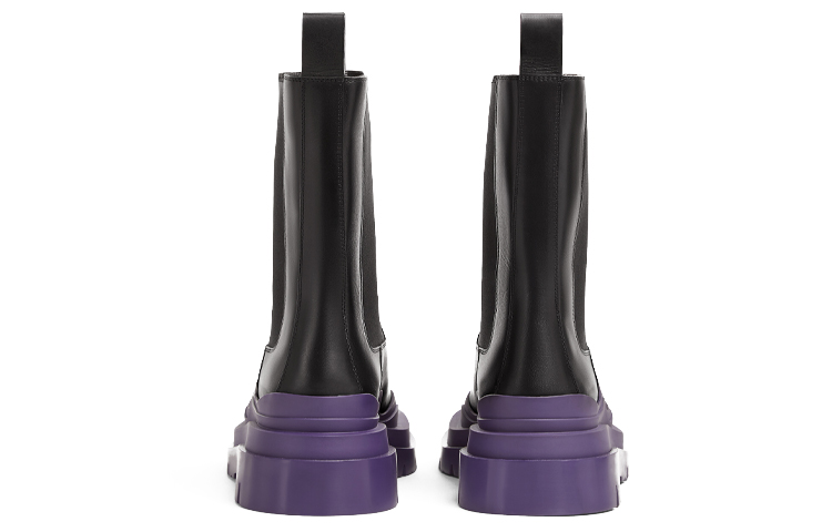 (W) Bottega Veneta BV Tire Chelsea Boot 'Black Purple' 圖 5