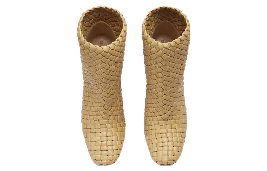 (W) Bottega Veneta Canalazzo 'Beige High-Heel Ankle Boot' 圖 2