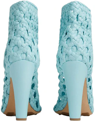 (W) Bottega Veneta Canalazzo ''Blauw Geweven Cut-Out'' 716176V2DS04545 Shop (W) Bottega Veneta Canalazzo ''Blauw Geweven Cut-Out'' 716176V2DS04545