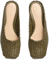 Order (W) Bottega Veneta Canalazzo 'Sandal Fashion Hijau Persegi Datar' 729686V2P503684
