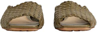 Lookbook (W) Bottega Veneta Canalazzo ''Groene Platte Vierkante Neus Fashion Sandalen'' 729686V2P503684