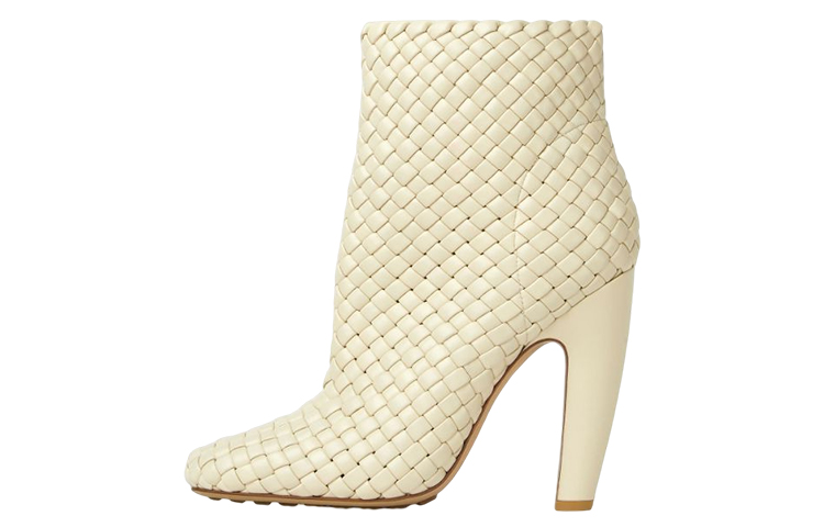 (Women) Bottega Veneta Canalazzo 'White Leather Weave' 716171V2EH09311