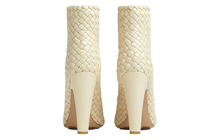 Shop (W) Bottega Veneta Canalazzo 'Tejido de Cuero Blanco' 716171V2EH09311