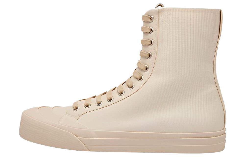 (W) Bottega Veneta Canvas High-Top 'Beige'