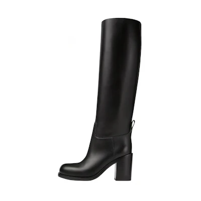 (W) Bottega Veneta Cavallo Boot 'Black Fashion High-Top'