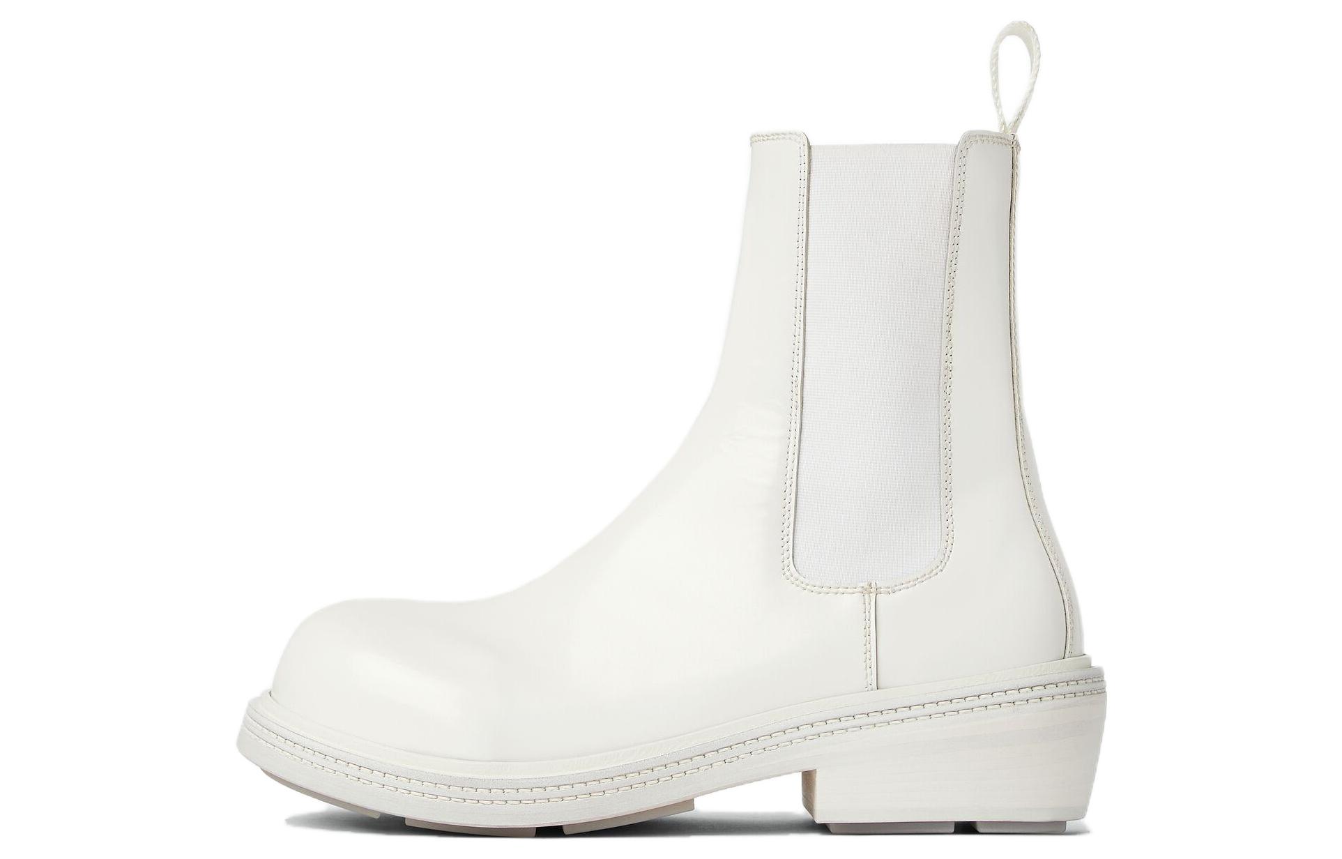 (W) Bottega Veneta Chelsea Boot 'Optic White Calfskin'
