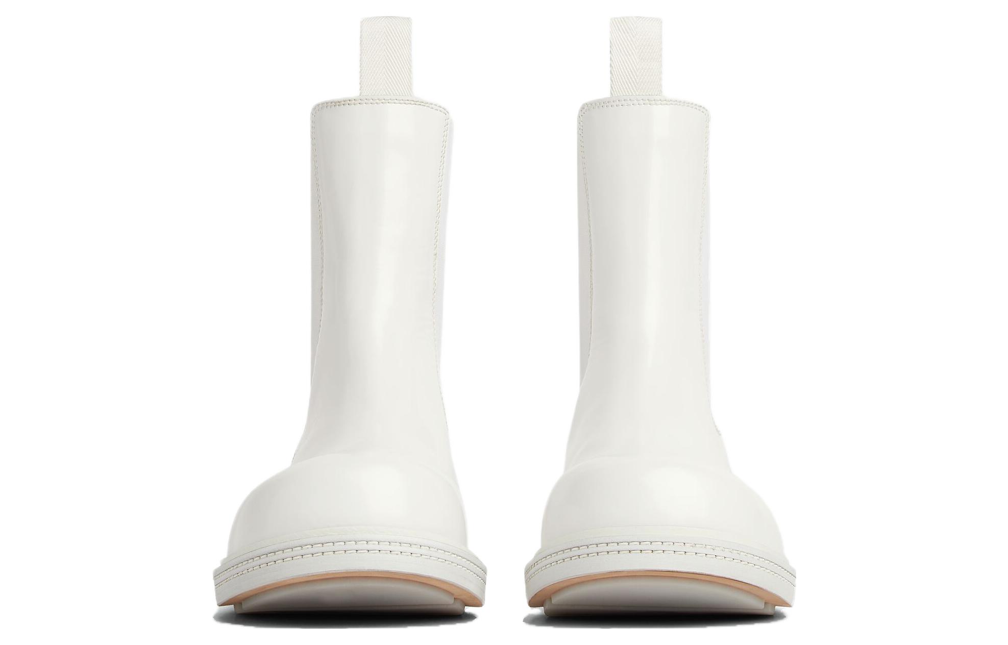 (W) Bottega Veneta Chelsea Boot 'Optic White Calfskin' 圖 2