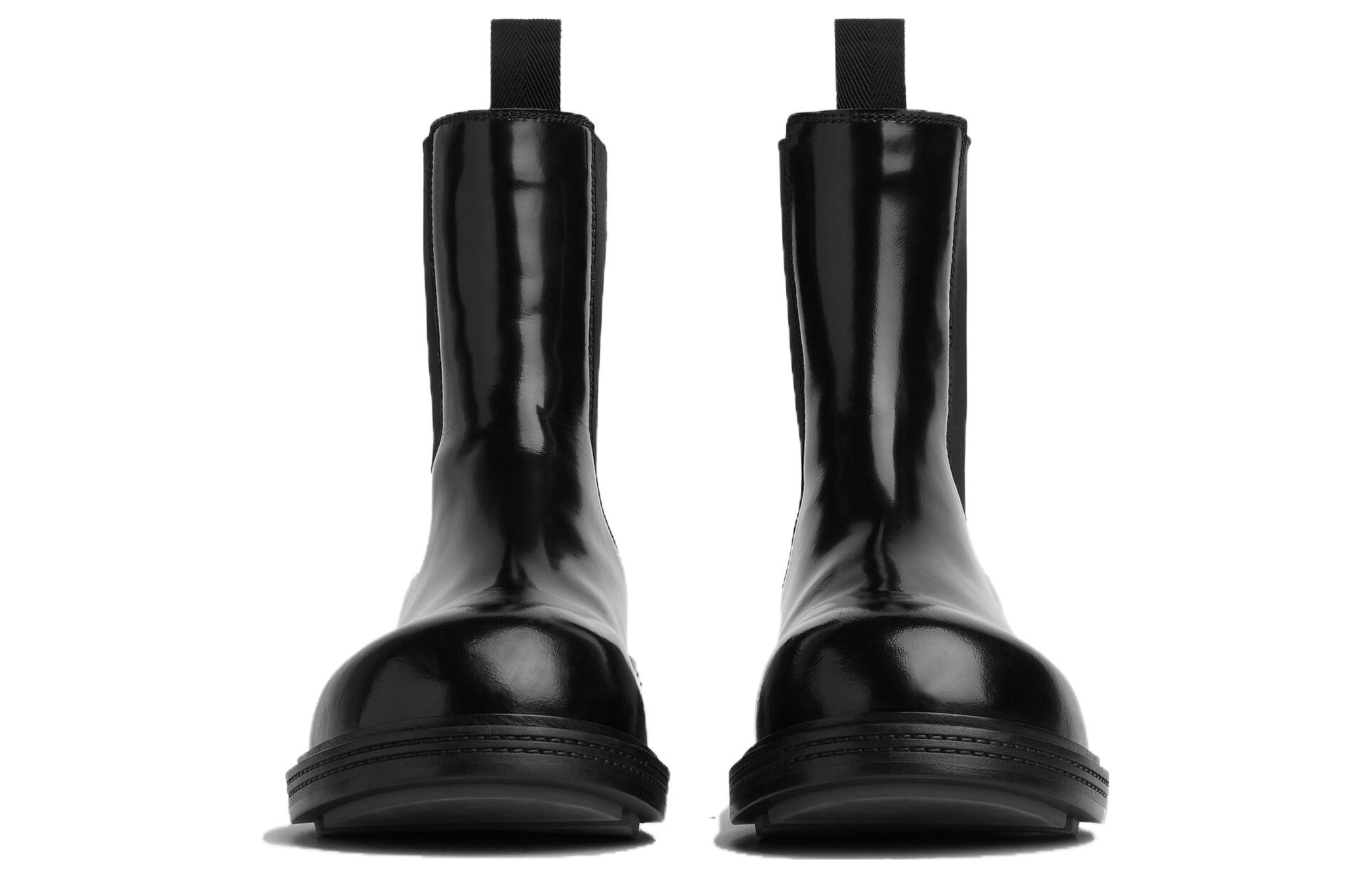 Order (W) But Bottega Veneta Chelsea 'Fireman Black Calfskin' Lelaki Hitam. 754259V3H801000