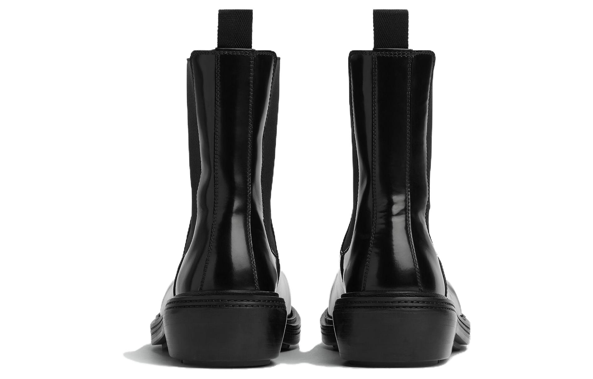 Shop (W) But Bottega Veneta Chelsea 'Fireman Black Calfskin' Lelaki Hitam. 754259V3H801000