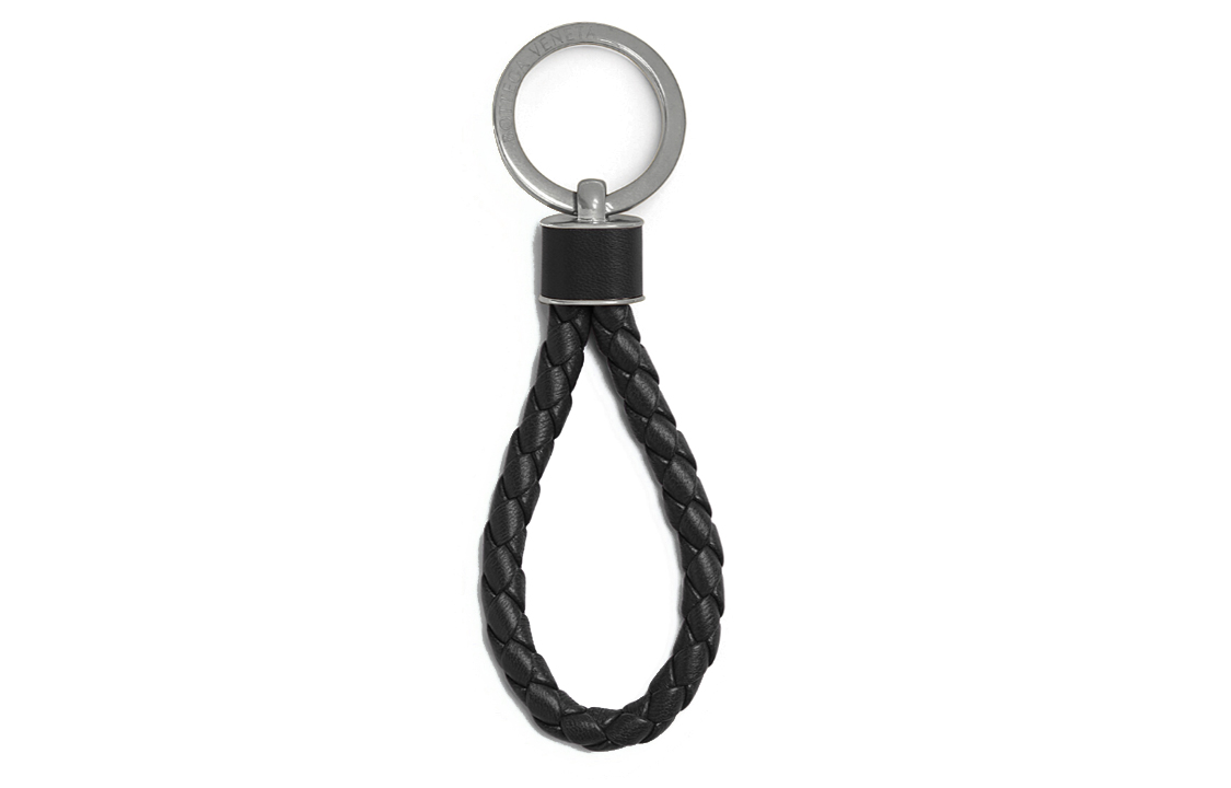 (Women) Bottega Veneta Classic Lightweight Keychain Black - . 651820V0HW18803