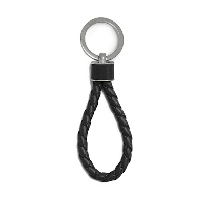 (Women) Bottega Veneta Classic Lightweight Keychain Black - . 651820V0HW18803