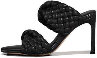 (Women) Bottega Veneta Curve 'Black Weave' 618757VBTG01000 (Women) Bottega Veneta Curve 'Black Weave' 618757VBTG01000