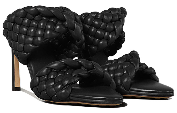 Order (W) Bottega Veneta Curve 'Tenunan Hitam' 618757VBTG01000