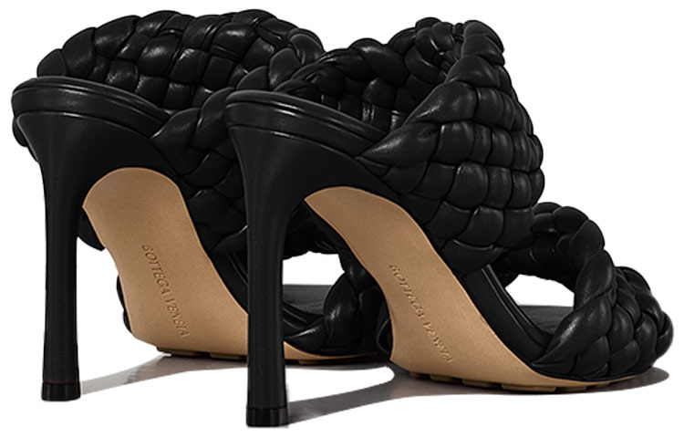 Shop (W) Bottega Veneta Curve 'Tenunan Hitam' 618757VBTG01000