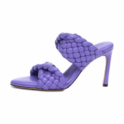 (W) Bottega Veneta Curve 'Purple Woven Leather'