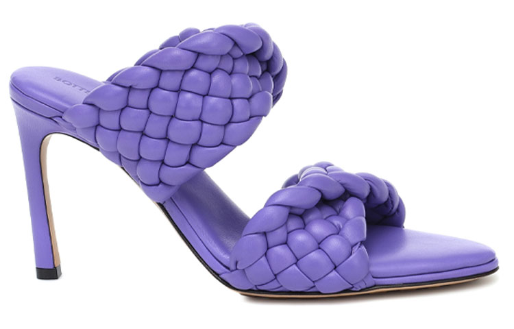 (W) Bottega Veneta Curve 'Purple Woven Leather' 圖 2