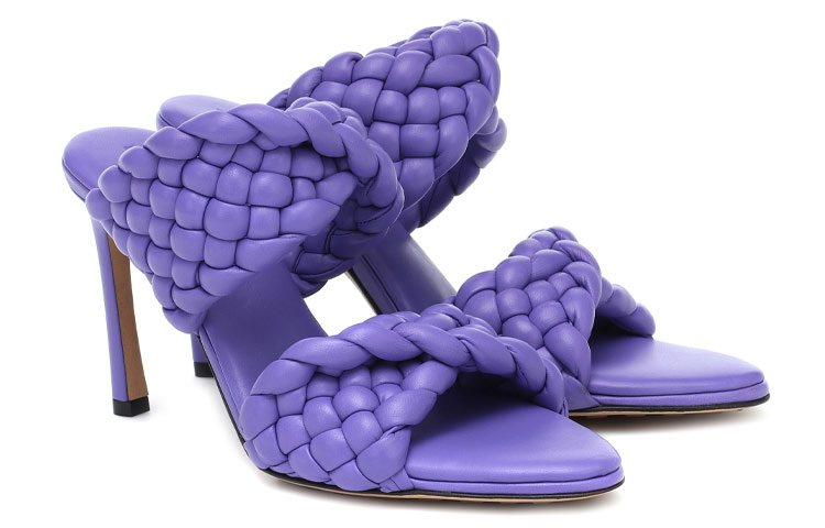 (W) Bottega Veneta Curve 'Purple Woven Leather' 圖 4