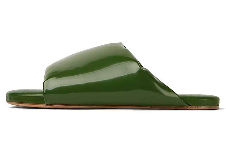 (Women) Bottega Veneta Cushion Flat 'Jalapeno' 729892V2LR03653