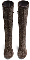 Lookbook (Women) Bottega Veneta Dot High-Top Boot 'BV Sparkle Brown' 667172V15G12113