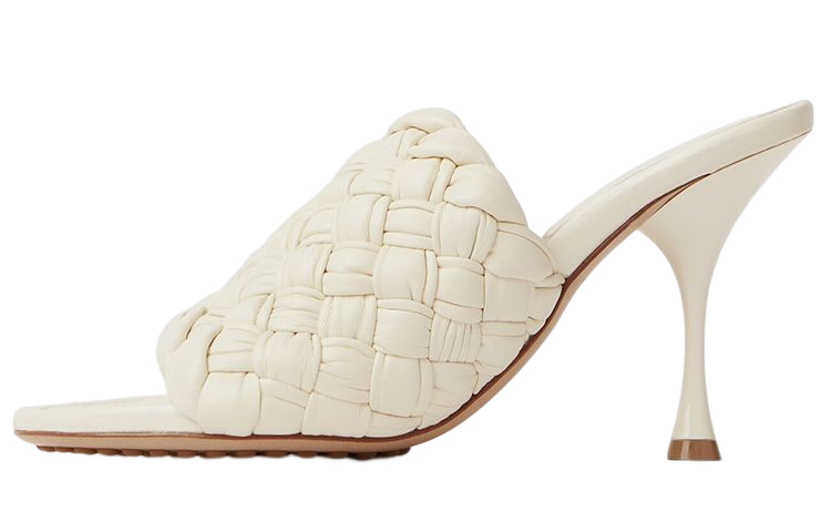 (Women) Bottega Veneta Dot Mule 'White' 708882V28N09013