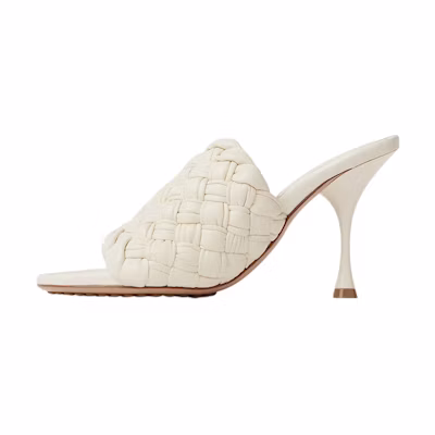 (W) Bottega Veneta Dot Mule 'White'