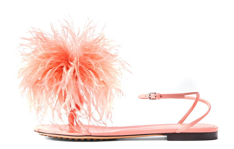 (W) Bottega Veneta Dot Sandal 'Red'