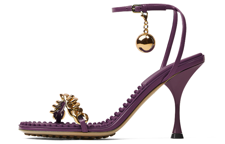 (W) Bottega Veneta Dot Sandal 'Soft Candy Purple'