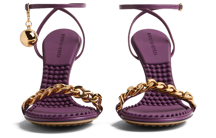 (W) Bottega Veneta Dot Sandal 'Soft Candy Purple' 圖 4