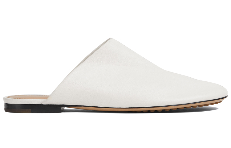 Lookbook (W) Mules de Cuero Bottega Veneta Dot Sock Blancos 667185VBP409013