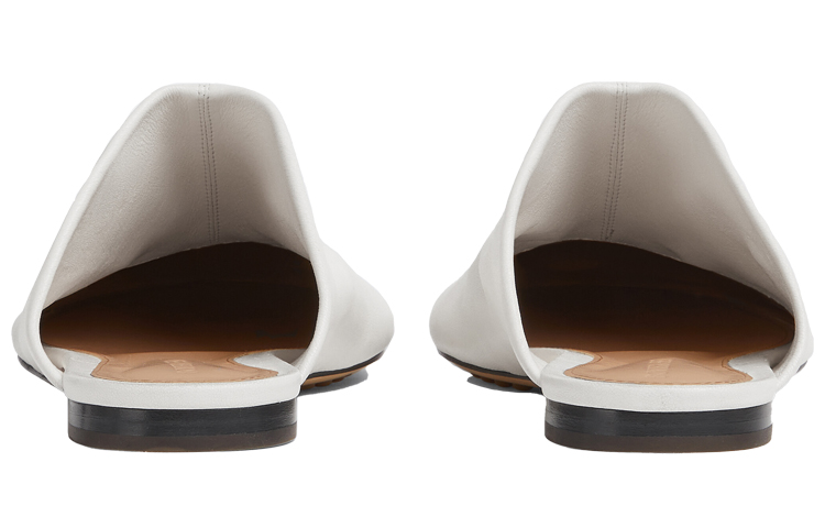 Details for (W) Mules de Cuero Bottega Veneta Dot Sock Blancos 667185VBP409013