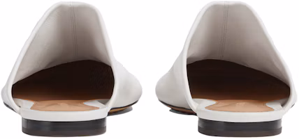 Details for (Women) Bottega Veneta Dot Sock Leather Mules White 667185VBP409013