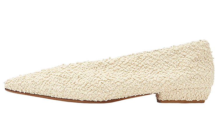 (W) Bottega Veneta Fashion Flat 'White'